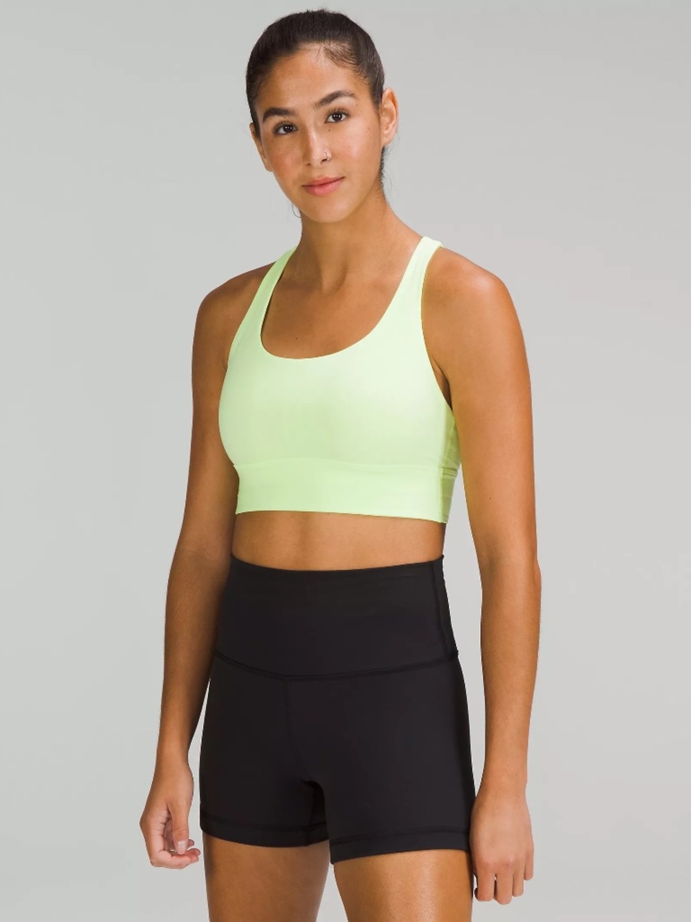 Lululemon Longline Energy Bra - Faded Zap - Size 8